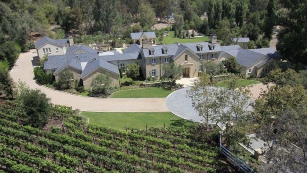 The Hidden Hills, CA, home of Kim Kardashian West and Kanye West. Picture: Google