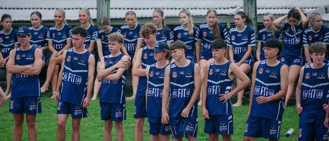 The QYouth Academy Touch Footy Camp 2024 has over 200 people in attendance. Picture: Glenn Campbell