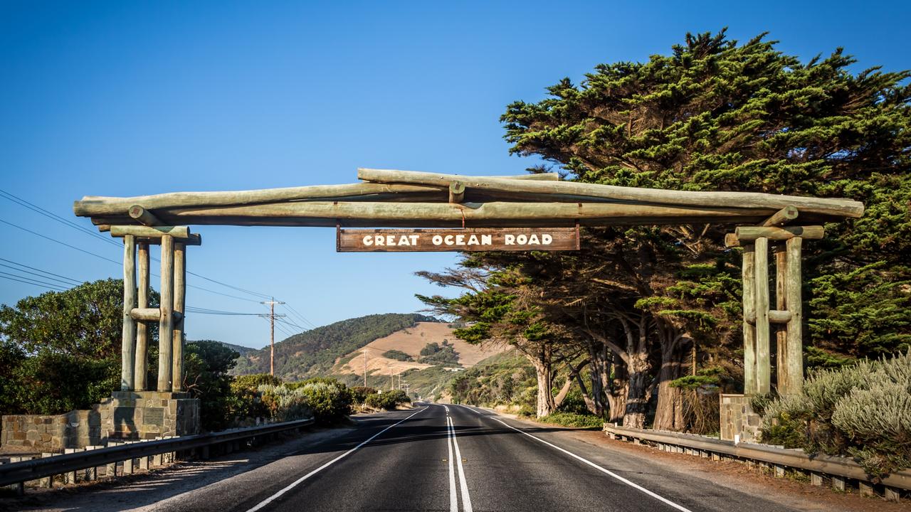 The Great Ocean Road arch, just before the Spout Creek bridge, which will be replaced.