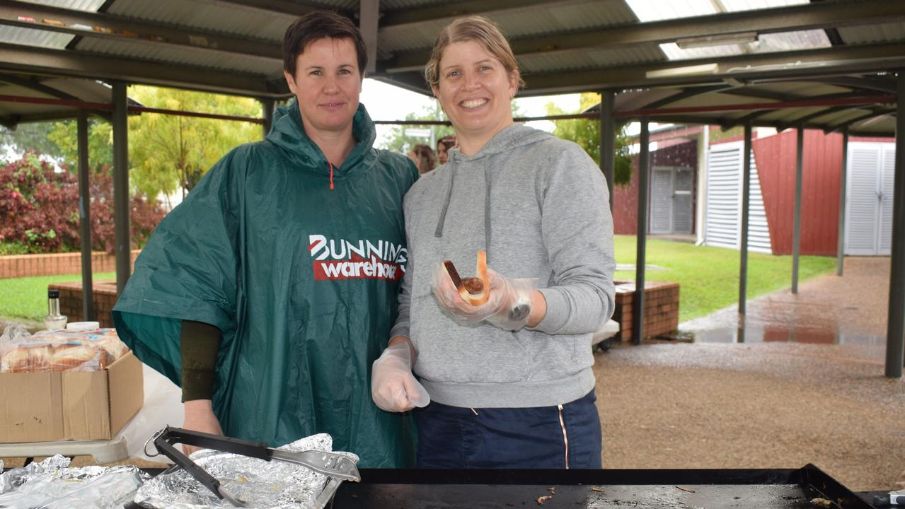 Joy Symons and Tansy Manning at North Rockhampton State High School on May 21, 2022. Picture: Aden Stokes