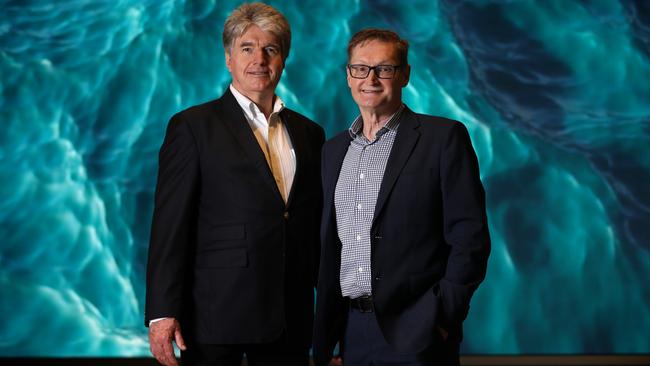 Control Bionics founder Peter Ford, left, and chief executive CEO Rob Wong. Picture: Jane Dempster