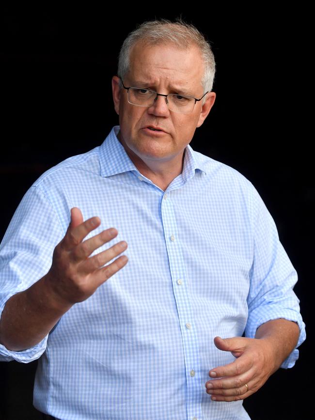 Prime Minister Scott Morrison will announce the $1.2bn digital economy strategy on Thursday. Picture: Evan Morgan