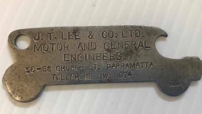 A bottle opener from Parramatta.