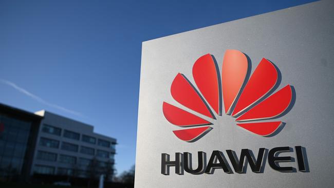 The Turnbull government banned Huawei from the Australian rollout of the 5G telecommunications network in 2018 because of security concerns. Picture: AFP