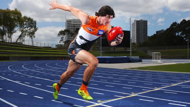 Former Australian decathlon champion Jake Stein has signed with GWS. Picture: Rohan Kelly