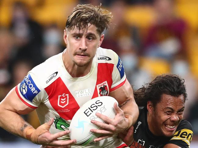 Zac Lomax was one of the few positives at the Dragons this year. Picture: Chris Hyde/Getty Images