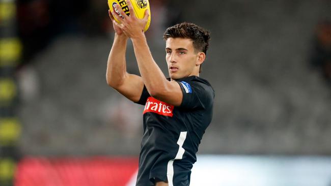 Nick Daicos has been used all over the ground in the first three rounds. Picture: Michael Willson/AFL Photos via Getty Images