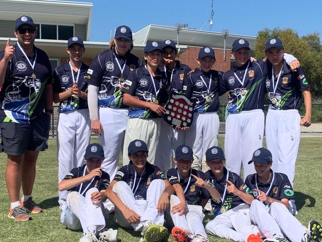 The Ringwood District Shield-winning Under 14 team.