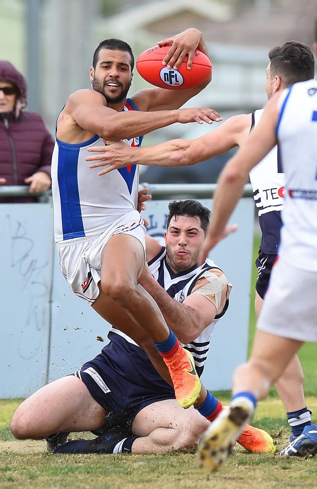 Ahmed Saad ran rings around the Bundoora defence during Sunday’s final. Picture: Josie Hayden