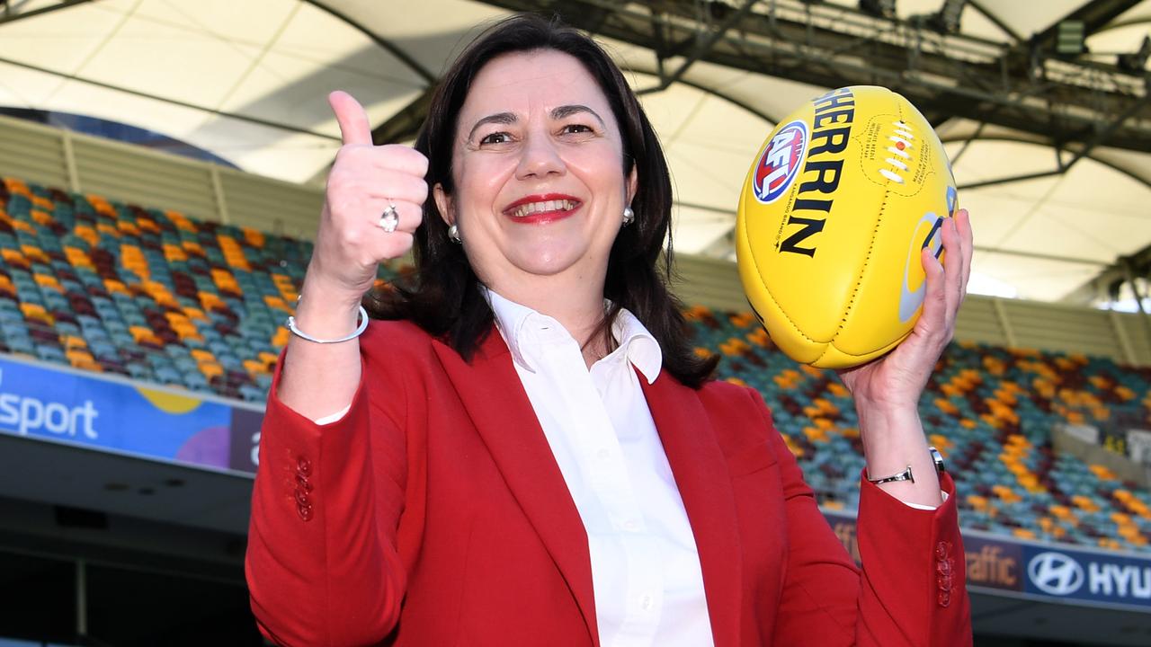 Insiders say Queensland Premier Annastacia Palaszczuk won’t reopen border until October 31. Picture: Dan Peled/NCA NewsWire