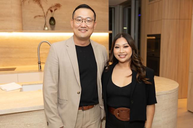 Bill Kim and Marie Le at the Beach House Launch, The Pulse April 18 2023. Picture: Celeste Humphrey