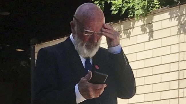 John Mervyn Harvey, 68, pictured outside Tweed Heads Courthouse.