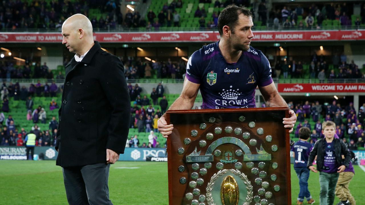 Todd Greenberg won’t bow to Cameron Smith’s calls to re-examine Storm’s 2010 punishment. Picture: Colleen Petch. 