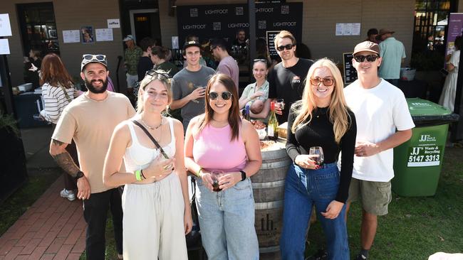 Tinamba Food and Wine Festival — Katie Armistead and friends. Picture: David Smith