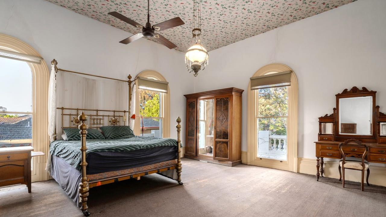 One of four large bedrooms.