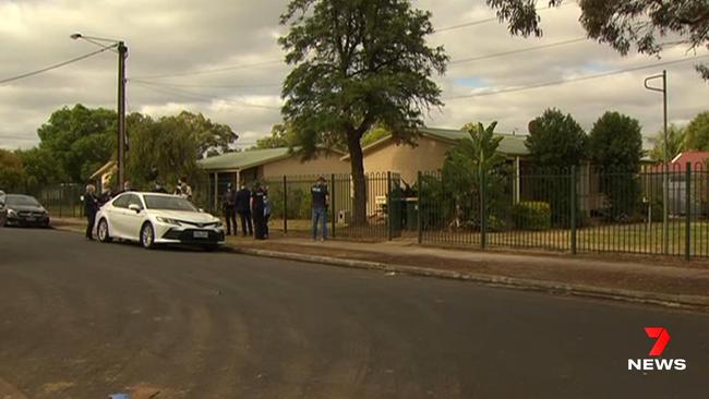 The scene of the incident on Thursday morning. Picture: 7 News