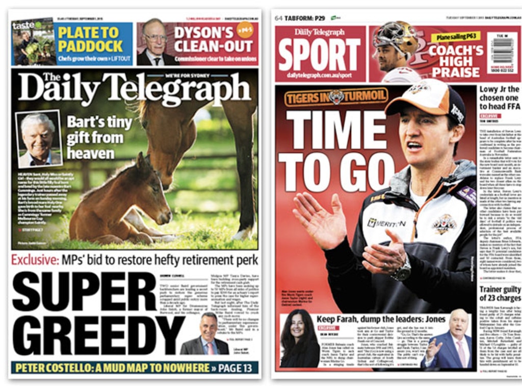 Our Daily & Sunday Telegraph front pages | Daily Telegraph