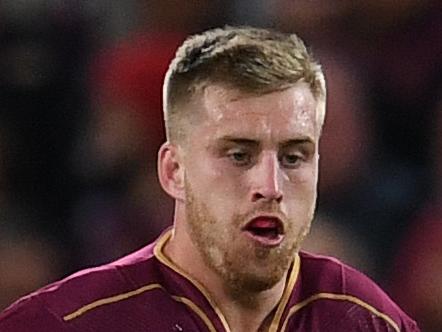 Cameron Munster of the Queensland Maroons receives a pass during State of Origin Game 3 between the Queensland Maroons and the NSW Blues, at Suncorp Stadium in Brisbane, Wednesday, July 12, 2017. (AAP Image/Dan Peled) NO ARCHIVING, EDITORIAL USE ONLY