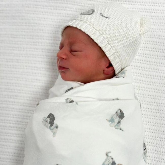 Ash Barty’s husband Garry Kissick has shared a picture of their baby son, Hayden. Picture: Instagram