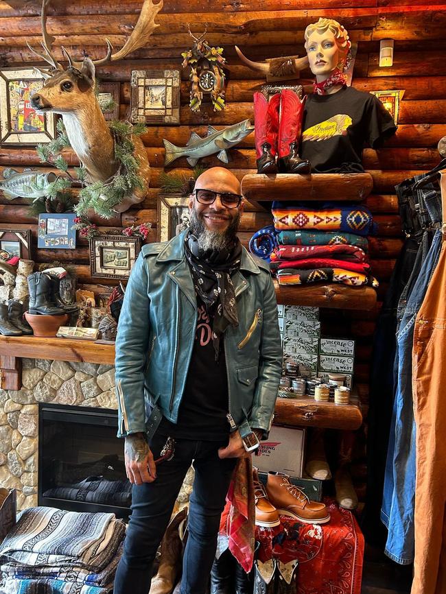 Guns N' Roses drummer Frank Ferrer was spotted at the East End clothing store Midwest Trader on Tuesday. Picture: Facebook