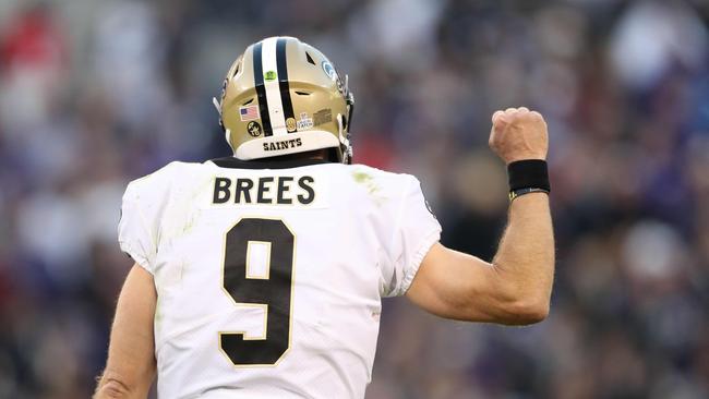 New Orleans quarterback Drew Brees. Picture: AFP