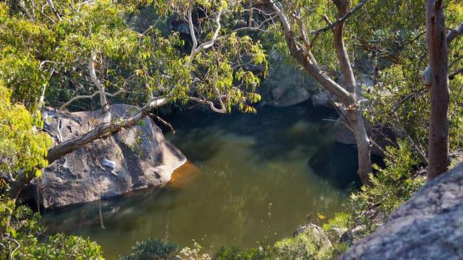 Jelly Bean Pool, an oasis within Blue Mountains National Park. Picture: NSW National Parks