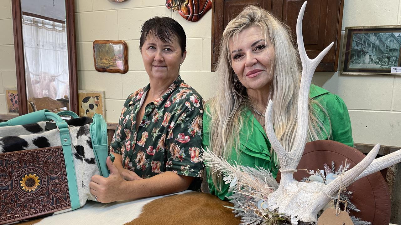 Jane Dyson and Sherelle Patten have combined their passions for bargins, 'country funk' and cowhide, opening up a unique shop on Gill St.