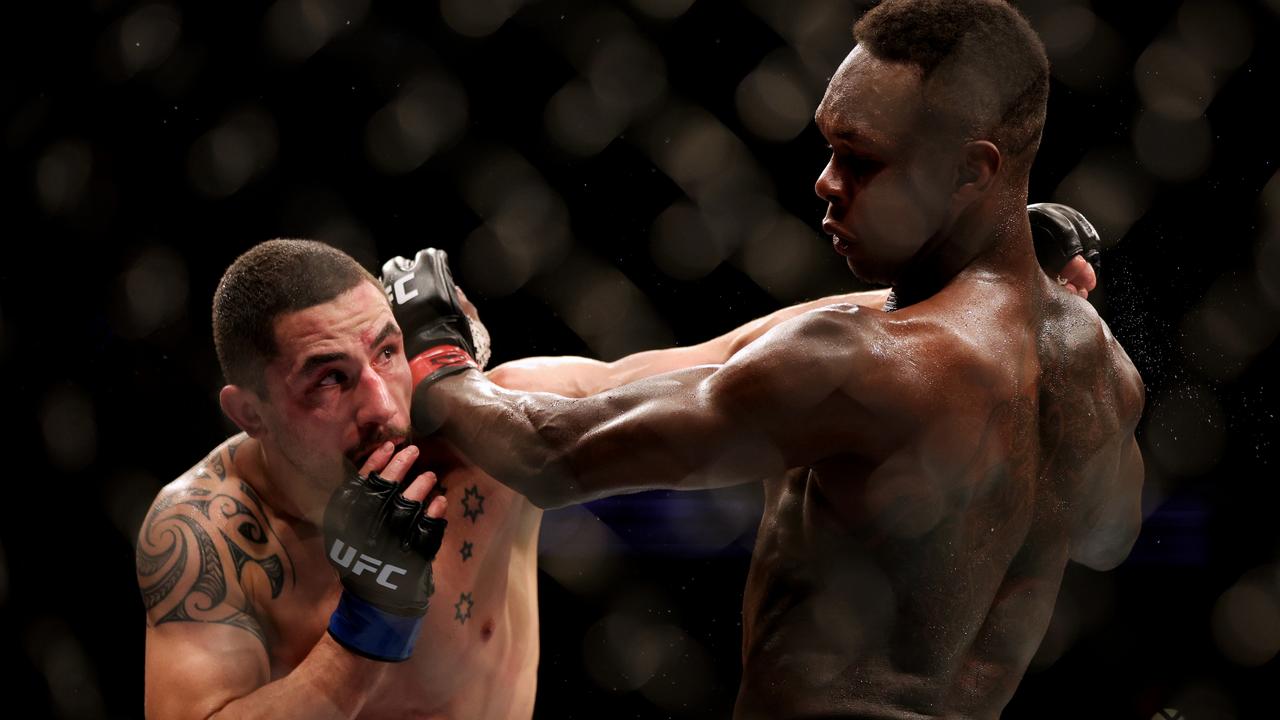 Robert Whittaker thought he’d done enough to defeat Israel Adesanya. (Photo by Carmen Mandato/Getty Images)