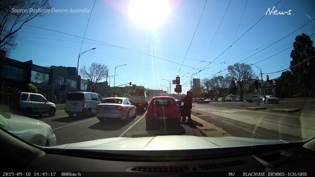 Hilux flip on Flemington Rd