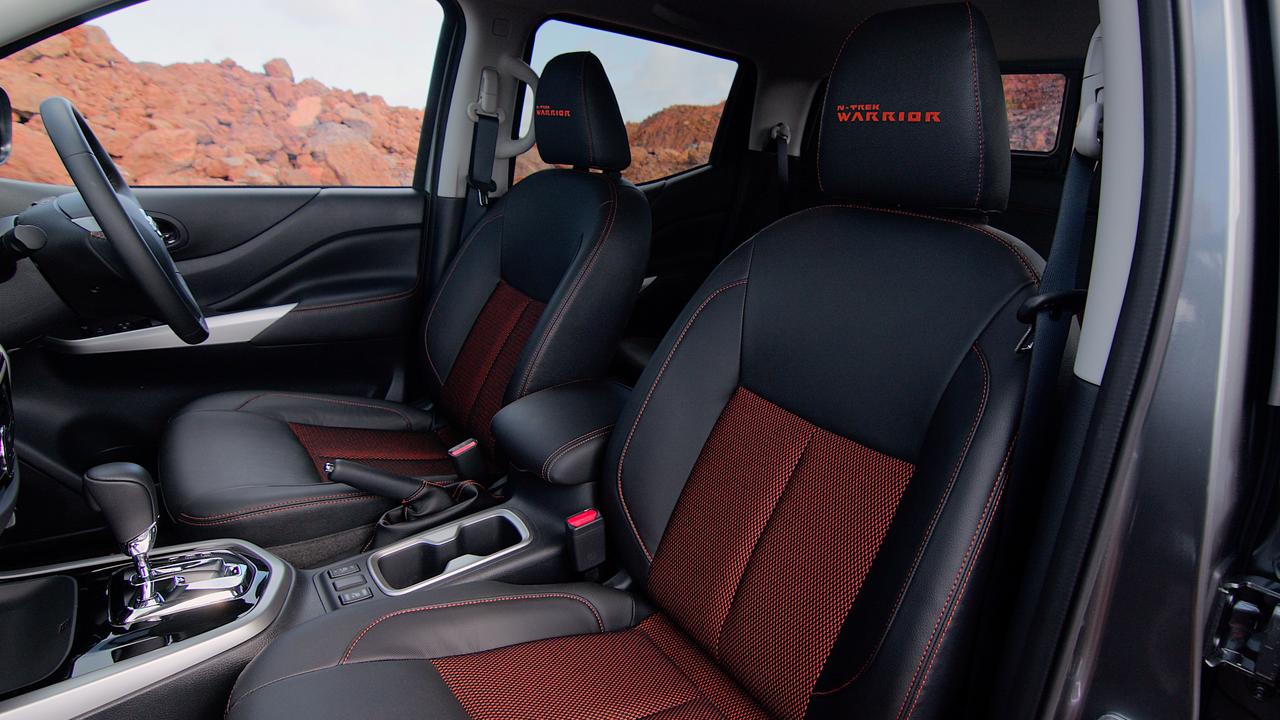 The interior is more luxurious than you’d expect from a ute.