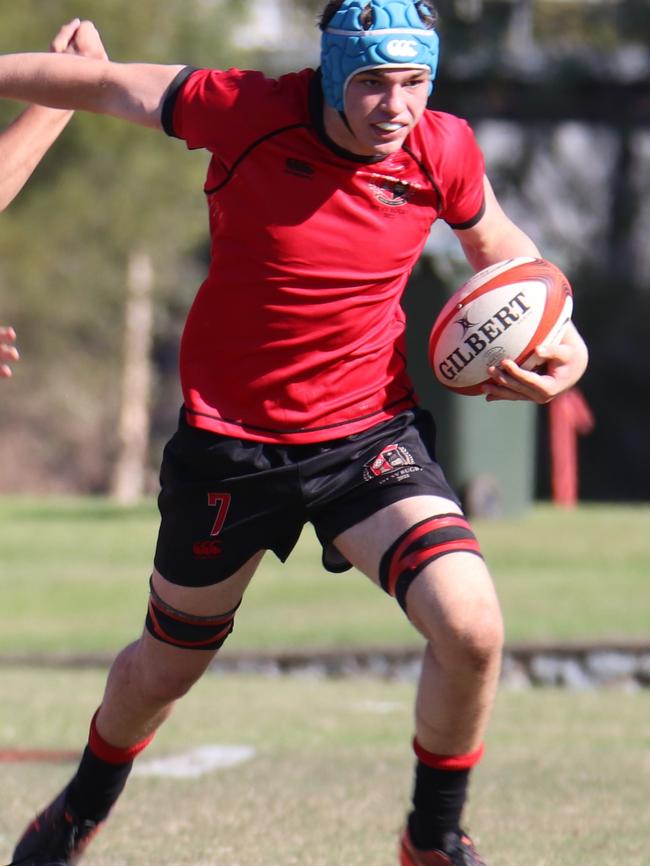 GPS First XV action between Ipswich Grammar and Gregory Terrace. Picture: Megan Condon.