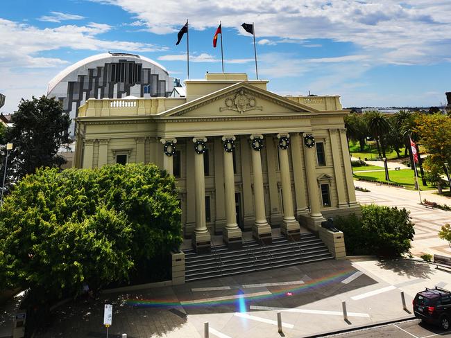 Geelong City Hall.Geelong City Hall, monitors City Council. Picture: NIGEL HALLETT