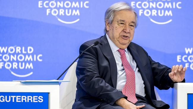 Alexander Downer says the UN Secretary-General Antonio Guterres is arguably the most clueless the UN has had. Picture: AFP