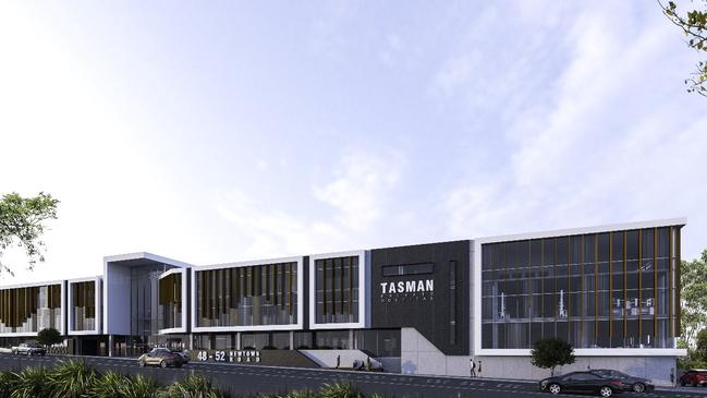 An artist’s impression of the proposed Tasman Private Hospital in New Town. Picture: SUPPLIED