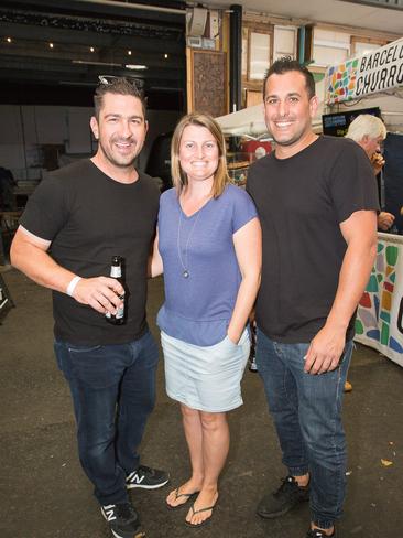 Jason Gloftis, Megan Gloftis, Matt Grippo Festival of Mussels. Miami Marketta, Miami. Picture: Andrew Meadowcroft