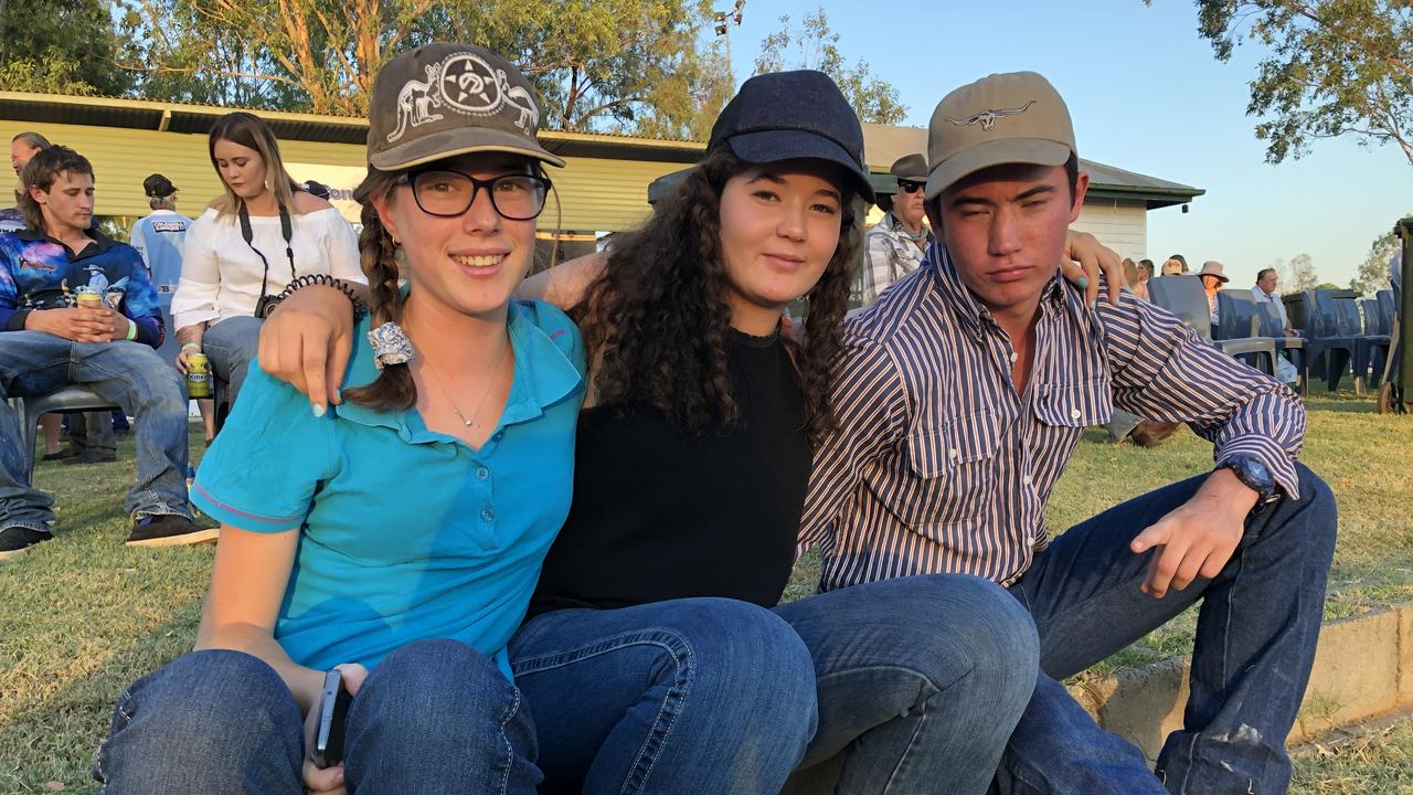 Dominique Ramsey with Sam And Darcy Douglas.