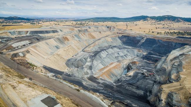 Whitehaven’s Werris Creek coalmine in northern NSW Picture Craig Greenhill