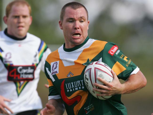 Lindsay playing for the Ipswich Jets in 2005. Picture: DarrenEngland