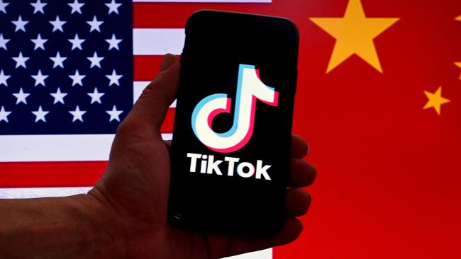 Beijing said on March 24, 2023, that it does not ask companies to hand over data gathered overseas, as the Chinese-owned TikTok faces mounting pressure and calls for a ban in the United States. (Photo by OLIVIER DOULIERY / AFP)