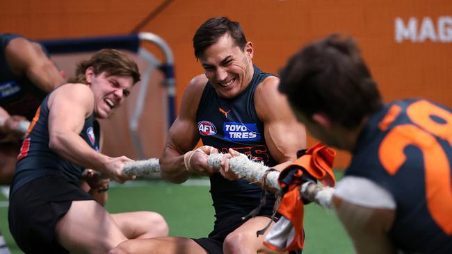 Isaac Cumming has worked hard to cement his spot in the Giants’ senior side. Picture: Phil Hillyard