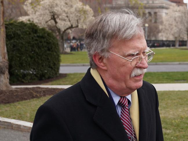 National security advisor designate John Bolton is seen on the driveway of the White House on March 27, 2018 in Washington, DC. US Defense Secretary Jim Mattis said Tuesday he had "no reservations" about working with John Bolton, the controversial hawk named by President Donald Trump to be his new national security advisor. "Last time I checked he's an American. I can work with an American," Mattis told reporters.  / AFP PHOTO / Mandel NGAN