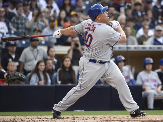 Bartolo Colon connects with his first homer after 19 years in the MLB.