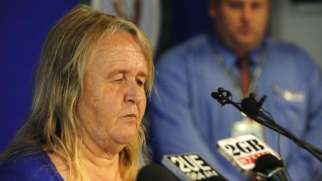 Carol Cramp, mother of Gordon Cramp, appeals for her son to come forward following the death of Mr Hargreaves. Picture: Supplied