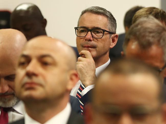 SYDNEY, AUSTRALIA - NOVEMBER 19: Stephen Conroy attends during the Football Federation Australia Annual General Meeting at FFA Offices on November 19, 2018 in Sydney, Australia. (Photo by Mark Metcalfe/Getty Images)
