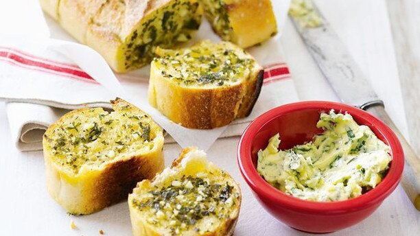 Garlic bread is a great side dish.