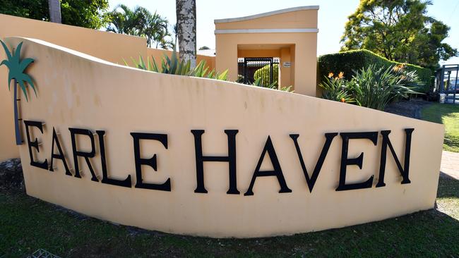 The front entry of the Earle Haven Retirement Village. (AAP Image/Darren England) NO ARCHIVING