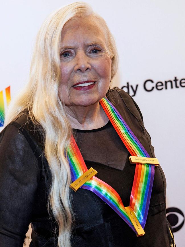 Joni Mitchell. Picture: AFP