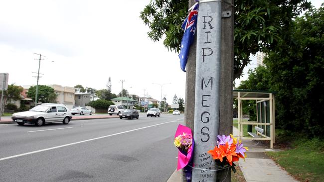 Friends of Omega Ruston made a memorial at the scene of his murder on Australia Day 2009.