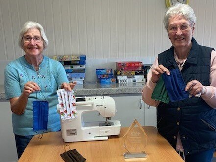 Region’s retirees craft masks to help combat COVID