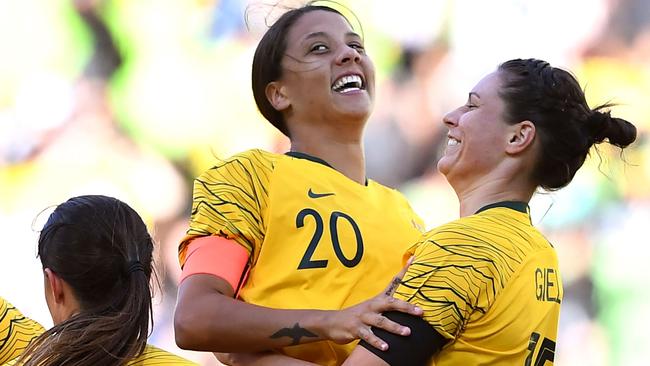 The Australian women’s soccer team — the Matildas — are looking to establish a permanent training base in Melbourne. Picture: William West.